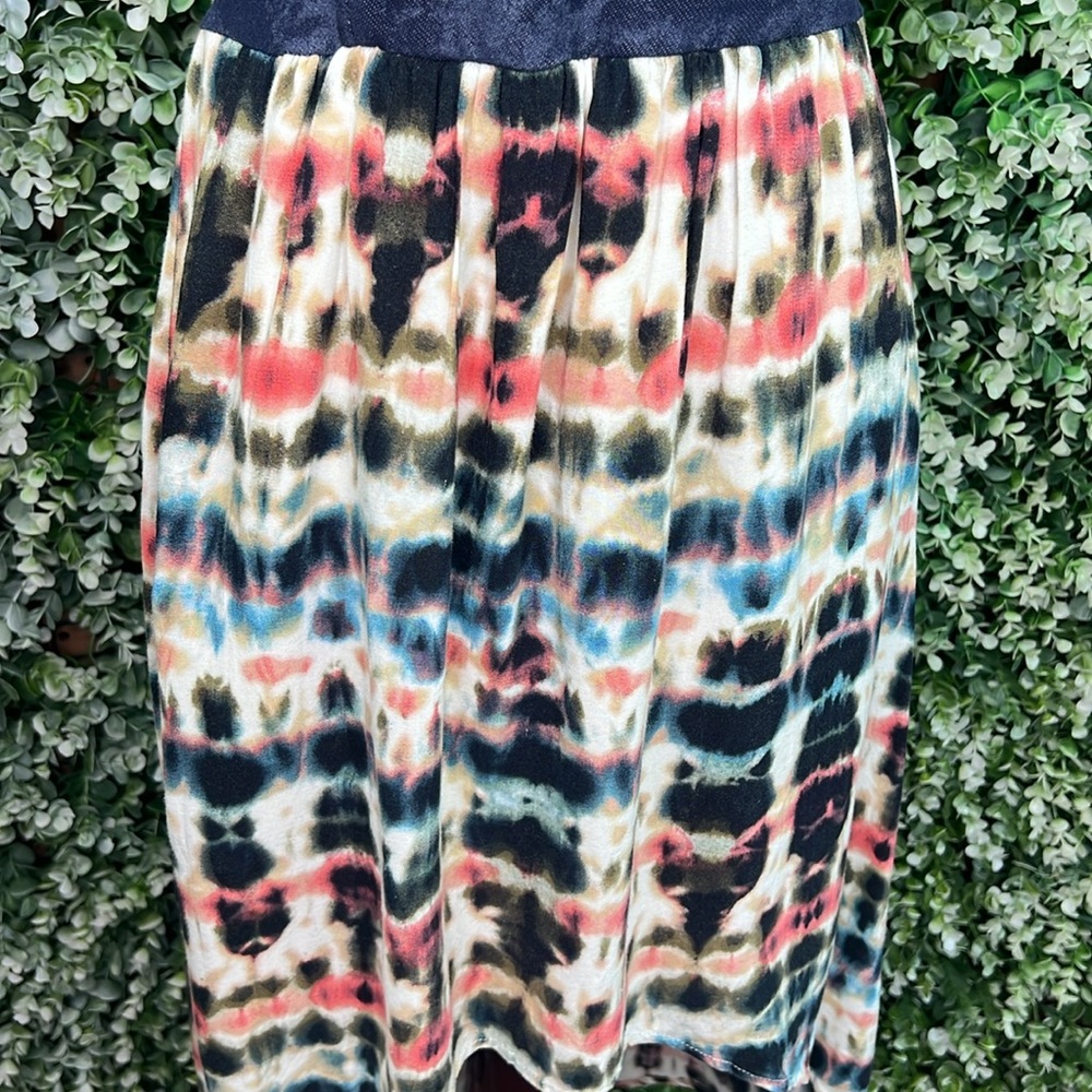 Gianni Bini Women’s High Low Tie-Dye Strapless Dress - Picture 8 of 15